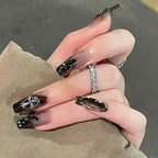 【Press-on Nail】Crow Heart Dark Style