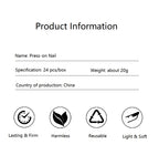 【Press-on Nail】Purple Shiny Bling Bling