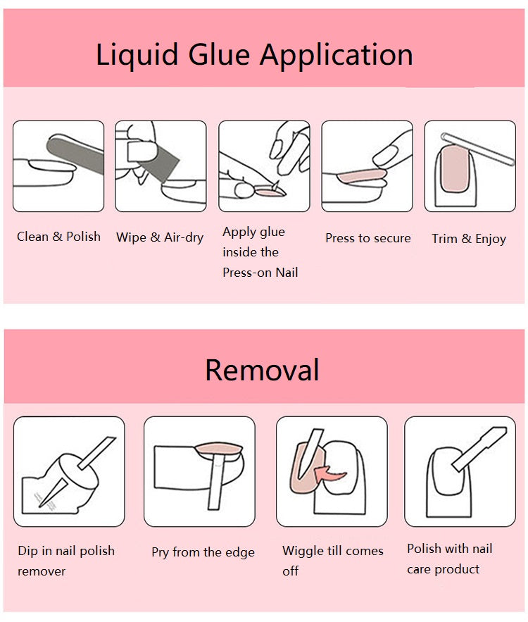 【Press-on Nail】Purple Shiny Bling Bling