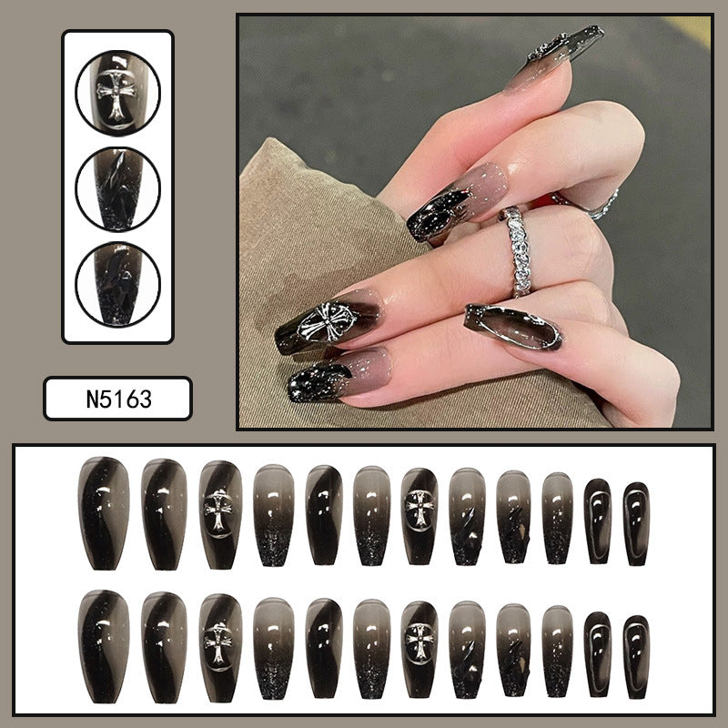 【Press-on Nail】Crow Heart Dark Style
