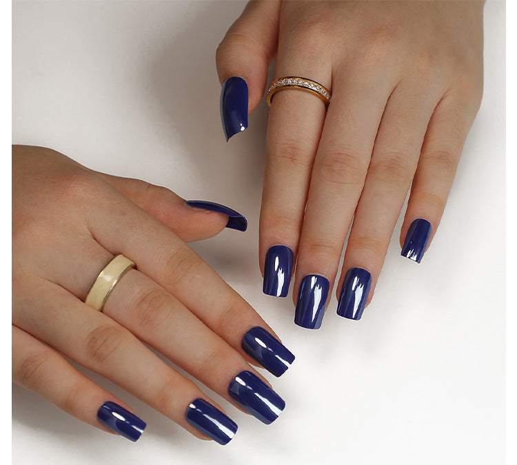 【Press-on Nail】Solid Blue