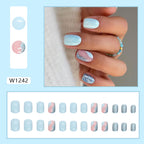 【Press-on Nail】 Sky Blue