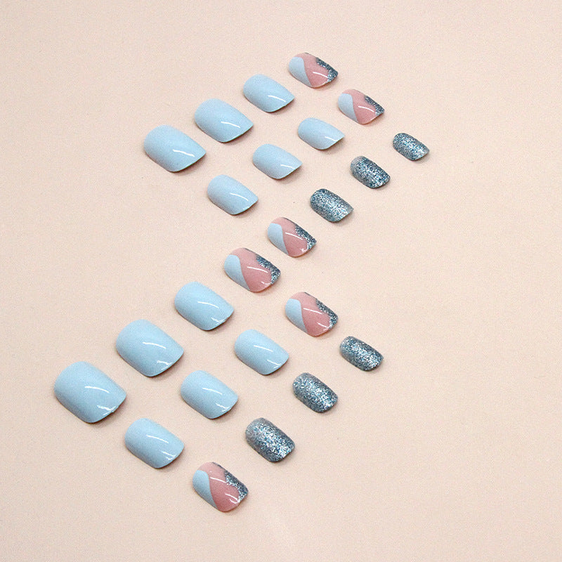 【Press-on Nail】 Sky Blue