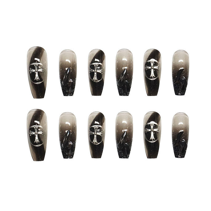 【Press-on Nail】Crow Heart Dark Style